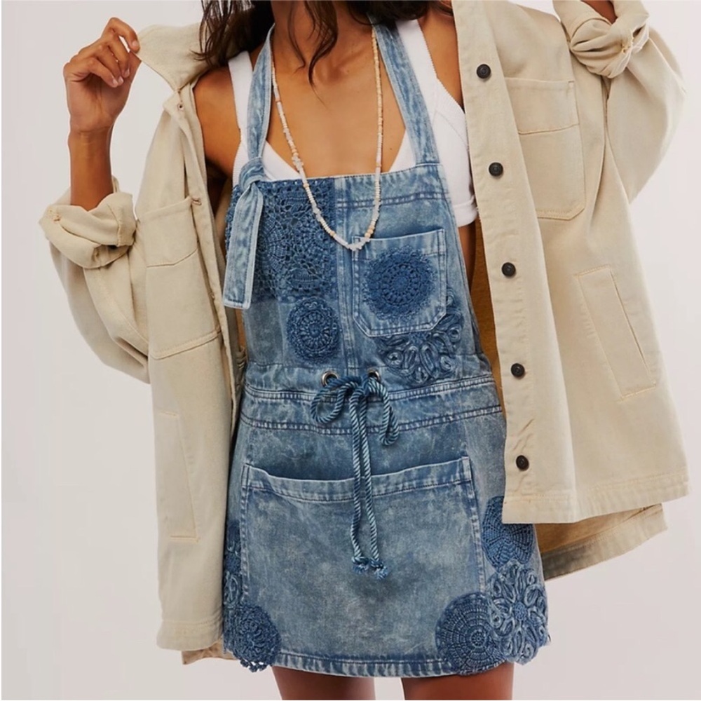 {Free People} We the Free All Daisy Skirtall Size L NWT